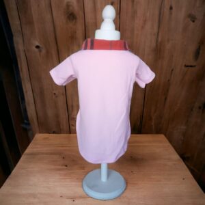 Playera Polo Rosa Cuello Petberry