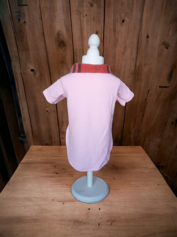 Playera Polo Rosa Cuello Petberry