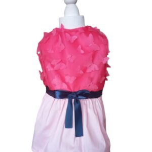 Vestido Primavera Mariposas Fiusha