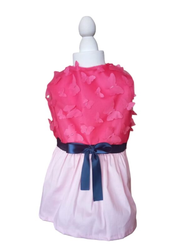 Vestido Primavera Mariposas Fiusha